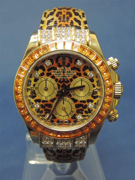 rolex leopard daytona price|rolex daytona leopard wrist.